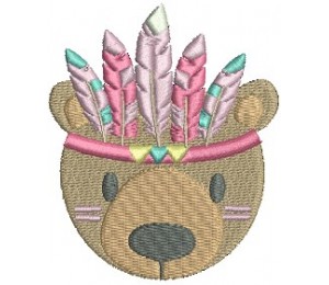 Stickdatei - Federtiere Federbär Vollstick & Appli